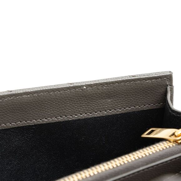 Saint Laurent Matelasse Grain de Poudre Monogram Chain Wallet - Picture 12 of 15